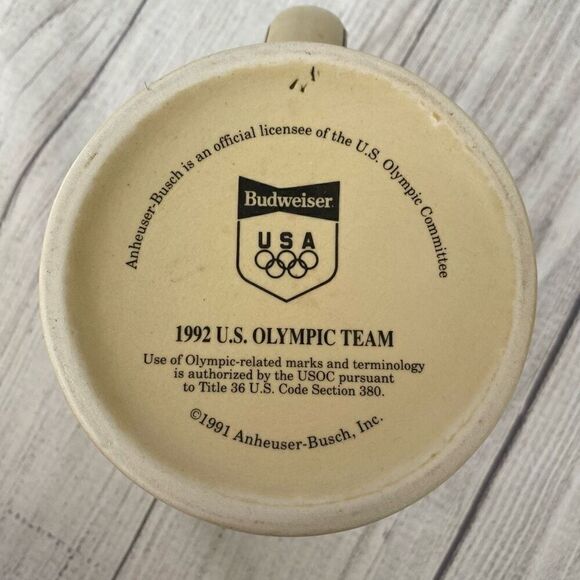 Budweiser USA 1992 vintage Olympic beer mug - Picture 7 of 7